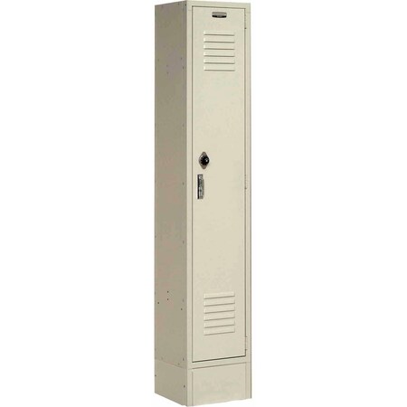 Global Industrial 12 in W, 12 D, 78 in H, Tan 652166TN